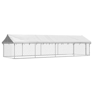 Foto 5 | Caseta Exterior Para Perros Vidaxl Con Techo 236,2 X 78,7 X 59,1 Cm - Venta Internacional.