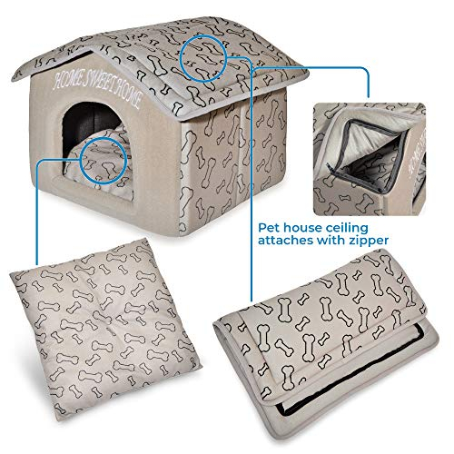 Foto 6 pulgar | Casa De Mascotas Interior Los Mejores Suministros Para Mascotas Para Gatos Y Perros Pequeños - Venta Internacional.