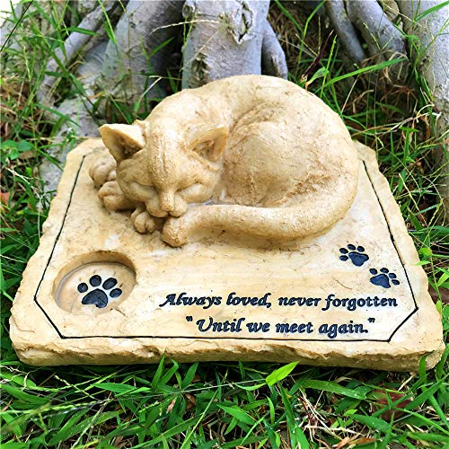 Foto 7 | Marcador Con Piedra Conmemorativa Para Mascotas Mildahjoy Jhp Para Gatos Al Aire Libre - Venta Internacional.