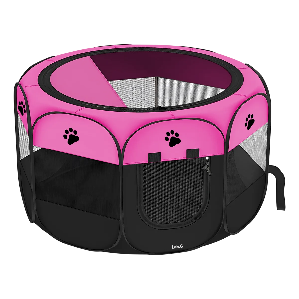 Foto 1 | Casa Corral Lab.g Portátil Para Mascotas Negro Rosa