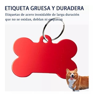Foto 2 | Etiquetas Identificación 20 Pcs Colores Mixtos para Perro