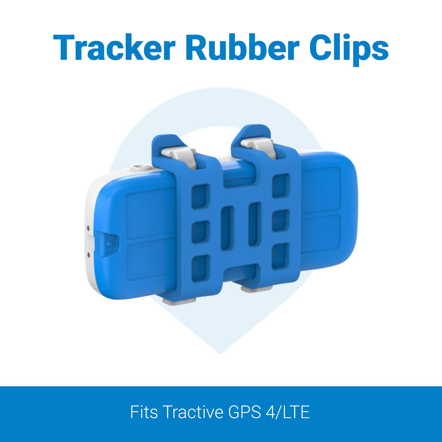 Foto 3 pulgar | Clips De Fijación Tractive Gps Dog Tracker De Goma (paquete De 3) - Venta Internacional.