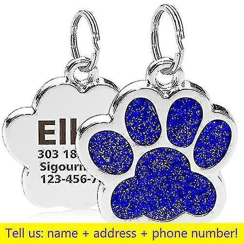 Foto 2 pulgar | Collar Con Nombre Grabado Personalizado Con Etiqueta De Identificación Para Perro Y Gato - Venta Internacional.