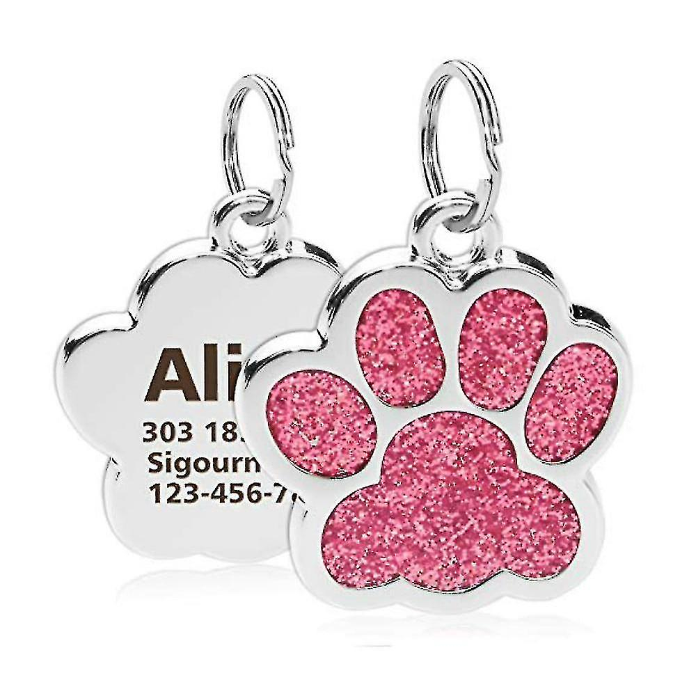 Foto 3 pulgar | Collar Con Nombre Grabado Personalizado Con Etiqueta De Identificación Para Perro Y Gato - Venta Internacional.