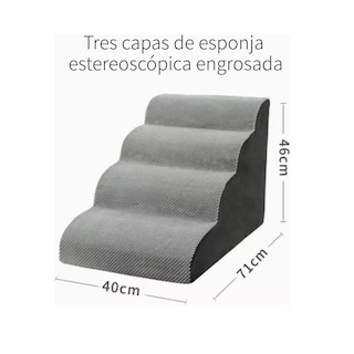 Foto 2 | Escaleras para Mascotas 4 Niveles Eo Safe Imports Esi-14710 Gris