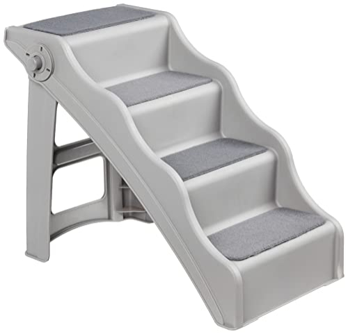 Foto 2 pulgar | Escalones Plegables Para Perros Y Gatos Amazon Basics, Color Gris - Venta Internacional.