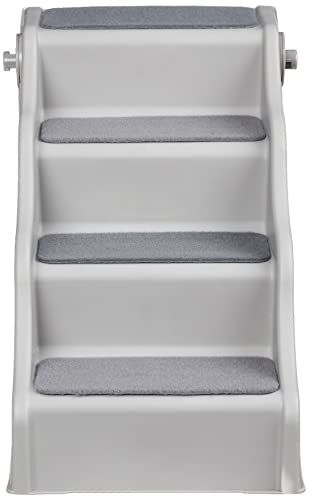 Foto 3 pulgar | Escalones Plegables Para Perros Y Gatos Amazon Basics, Color Gris - Venta Internacional.