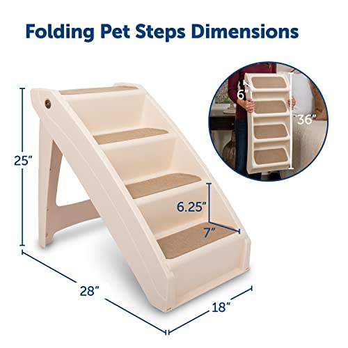 Foto 7 pulgar | Escaleras Para Mascotas Petsafe Cozyup, Plegables, Para Interiores Y Exteriores, Xl - Venta Internacional.