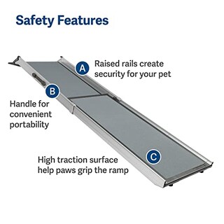 Foto 3 | Rampa Para Perros Petsafe Happy Ride Deluxe Telescópica Para Coches - Venta Internacional.
