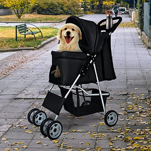 Foto 3 pulgar | Pet Stroller Bestpet Dog Cat Jogger Para Mascotas Medianas Y Pequeñas - Venta Internacional.