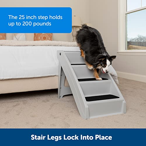 Foto 4 pulgar | Pet Stairs Petsafe Cozyup - Escaleras Plegables Para Perros (90 Kg), Color Gris - Venta Internacional.