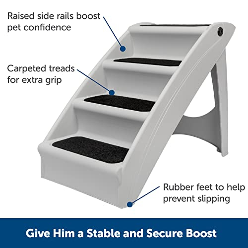 Foto 5 pulgar | Pet Stairs Petsafe Cozyup - Escaleras Plegables Para Perros (90 Kg), Color Gris - Venta Internacional.