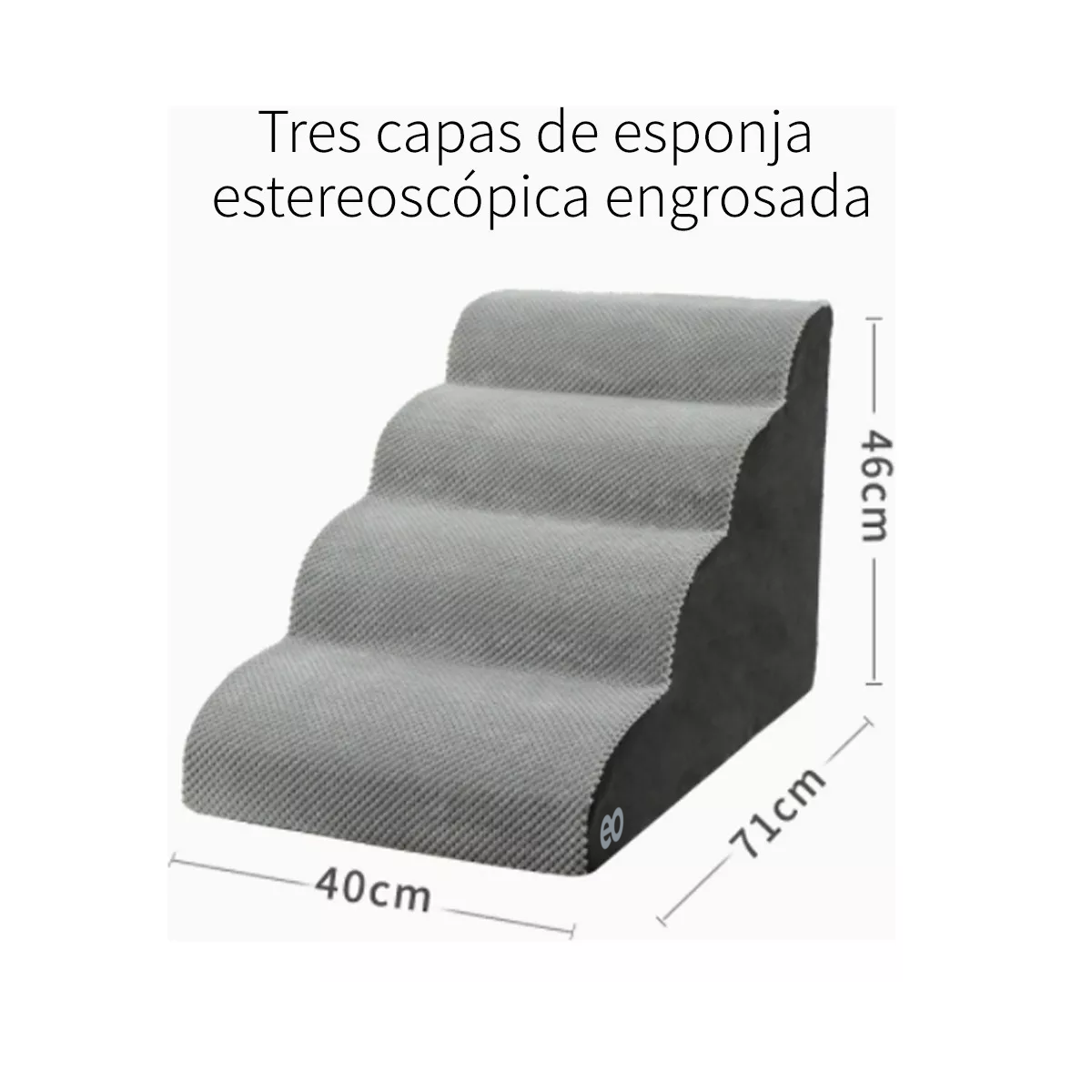 Foto 3 pulgar | Language Escaleras Para Mascotas, 4 Niveles Eo Safe Imports Esi-14710-1 Gris