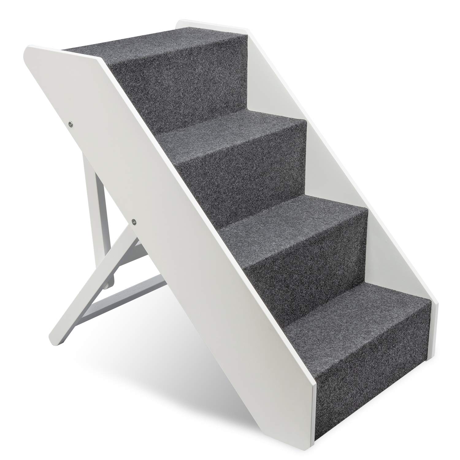Foto 2 pulgar | Escaleras para Perros Arf Pets Wood 4 Niveles Ajuste de Altura- Venta Internacional