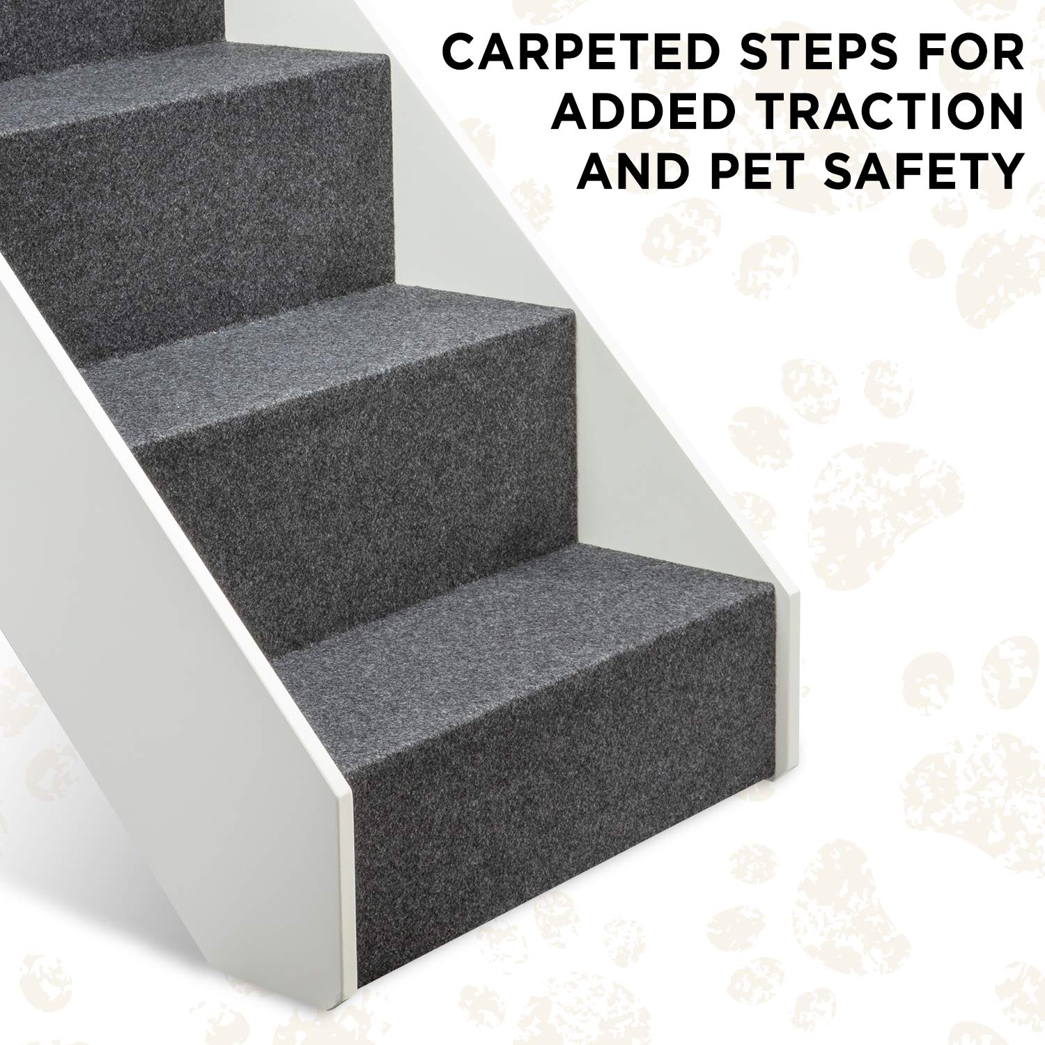 Foto 4 pulgar | Escaleras para Perros Arf Pets Wood 4 Niveles Ajuste de Altura- Venta Internacional