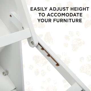 Foto 7 | Escaleras para Perros Arf Pets Wood 4 Niveles Ajuste de Altura- Venta Internacional