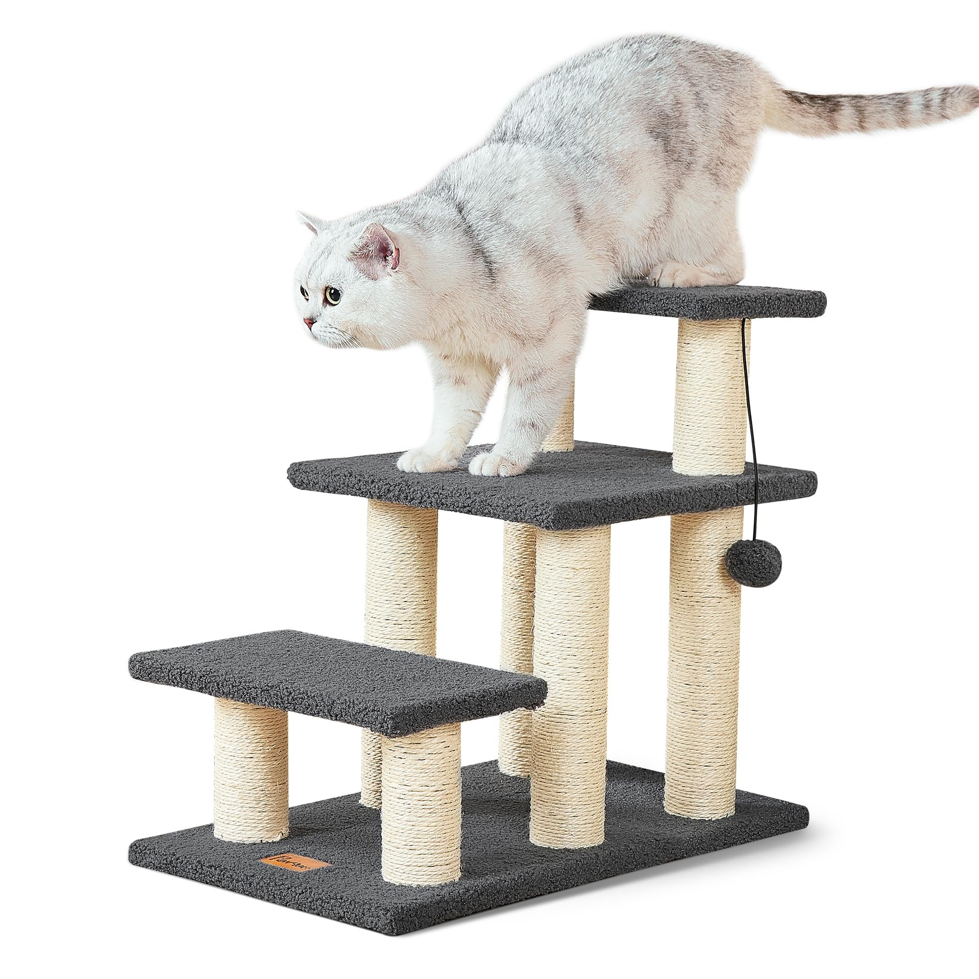 Rascador De Escaleras Para Mascotas Y Gatos Pawque Para Camas Altas, 150 Libras - Venta Internacional.