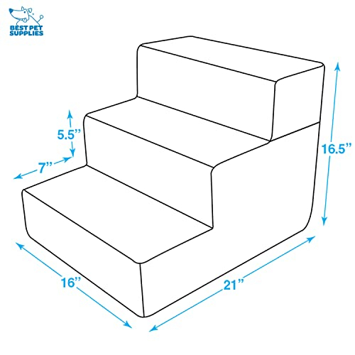 Foto 7 | Escalones Plegables De Espuma Para Mascotas Pet Supplies Para Perros Y Gatos Pequeños - Venta Internacional.