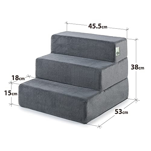 Foto 6 pulgar | Escalera Con Rampa Zinus Easy Para Mascotas Pequeñas, Color Carbón - Venta Internacional.