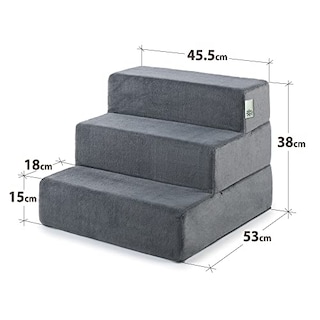 Foto 5 | Escalera Con Rampa Zinus Easy Para Mascotas Pequeñas, Color Carbón - Venta Internacional.