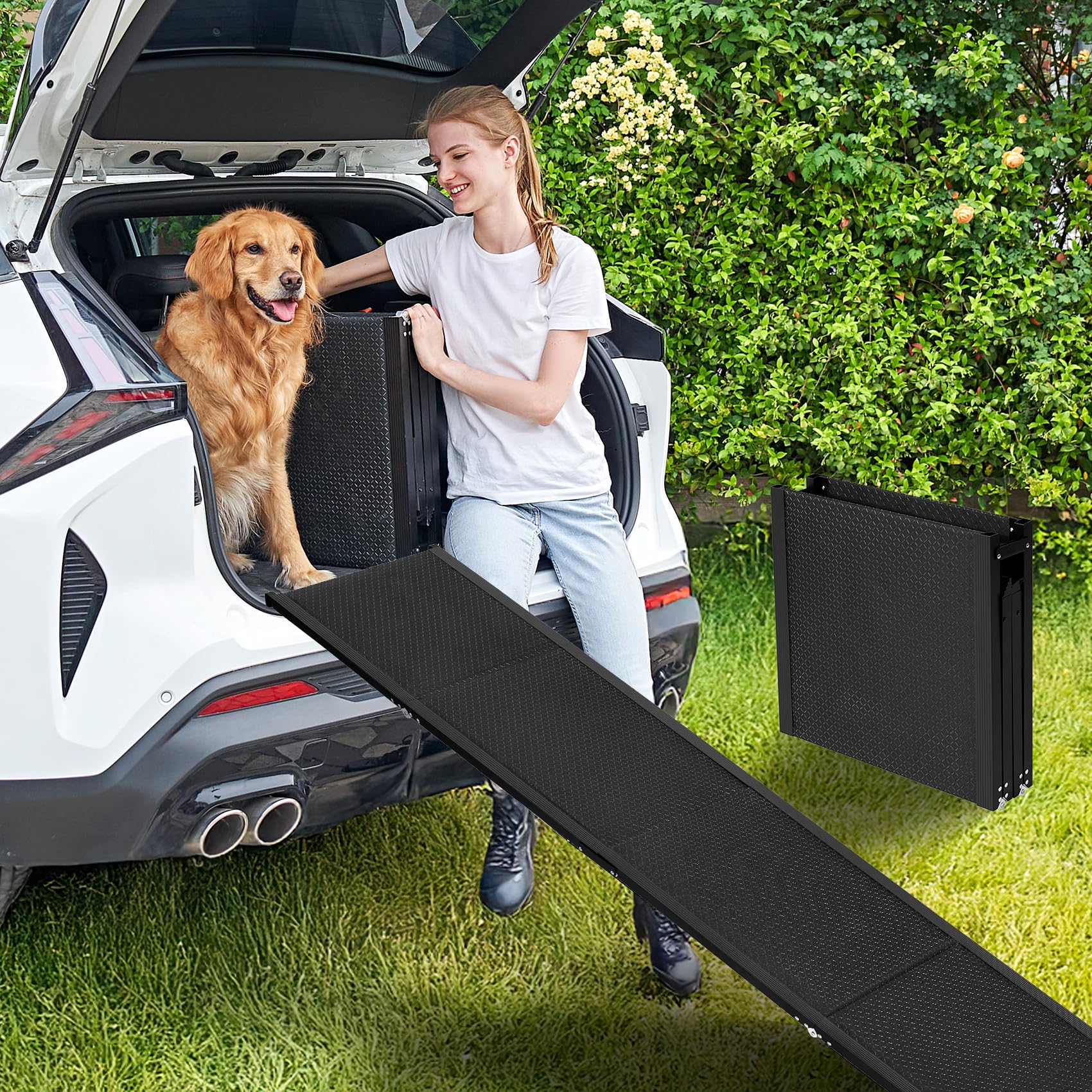 Foto 2 pulgar | Rampa Para Perros Eheyciga Para Coche  Suv Y Camión  180 X 50 Cm  68 Kg - Venta Internacional.