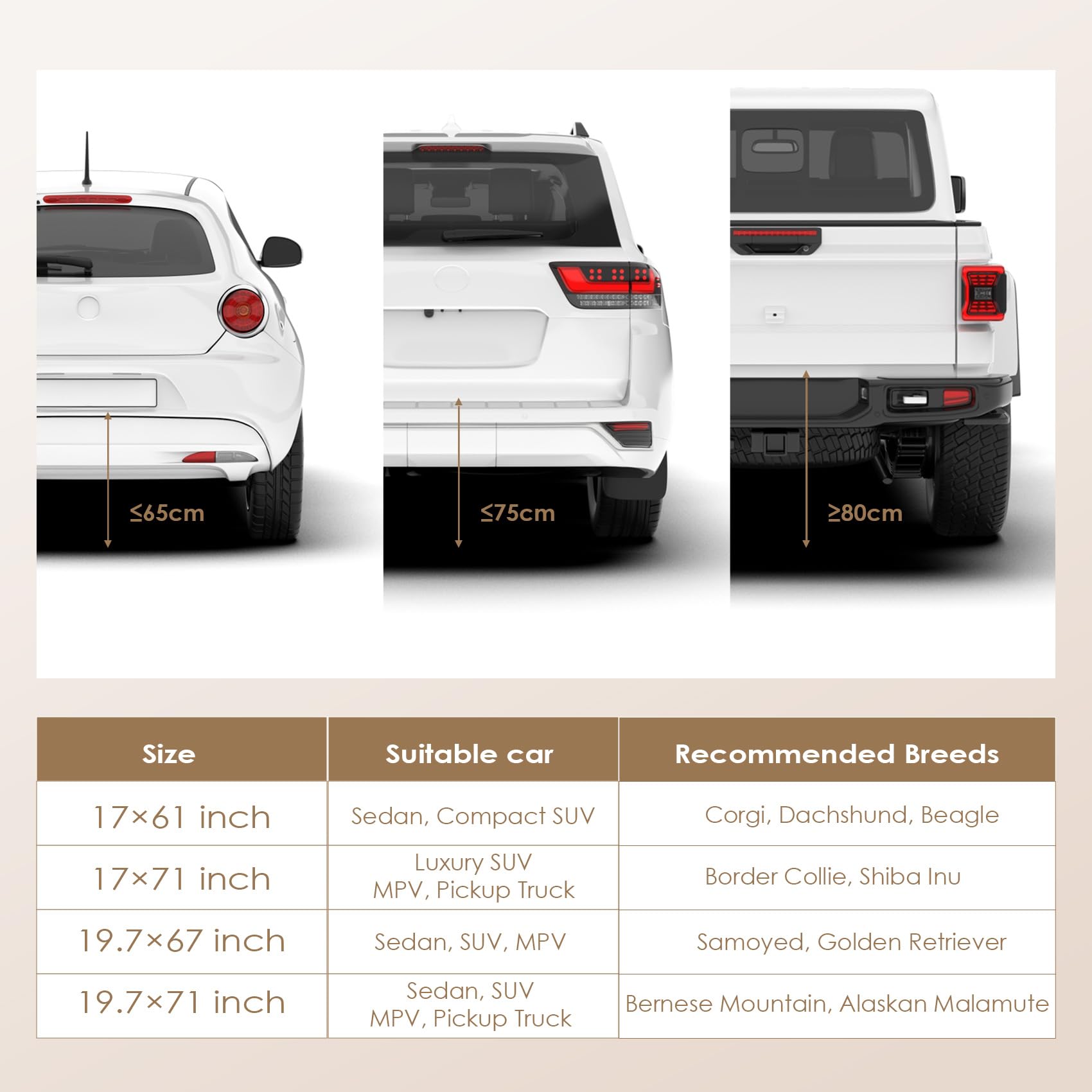 Foto 7 | Rampa Para Perros Eheyciga Para Coche  Suv Y Camión  180 X 50 Cm  68 Kg - Venta Internacional.