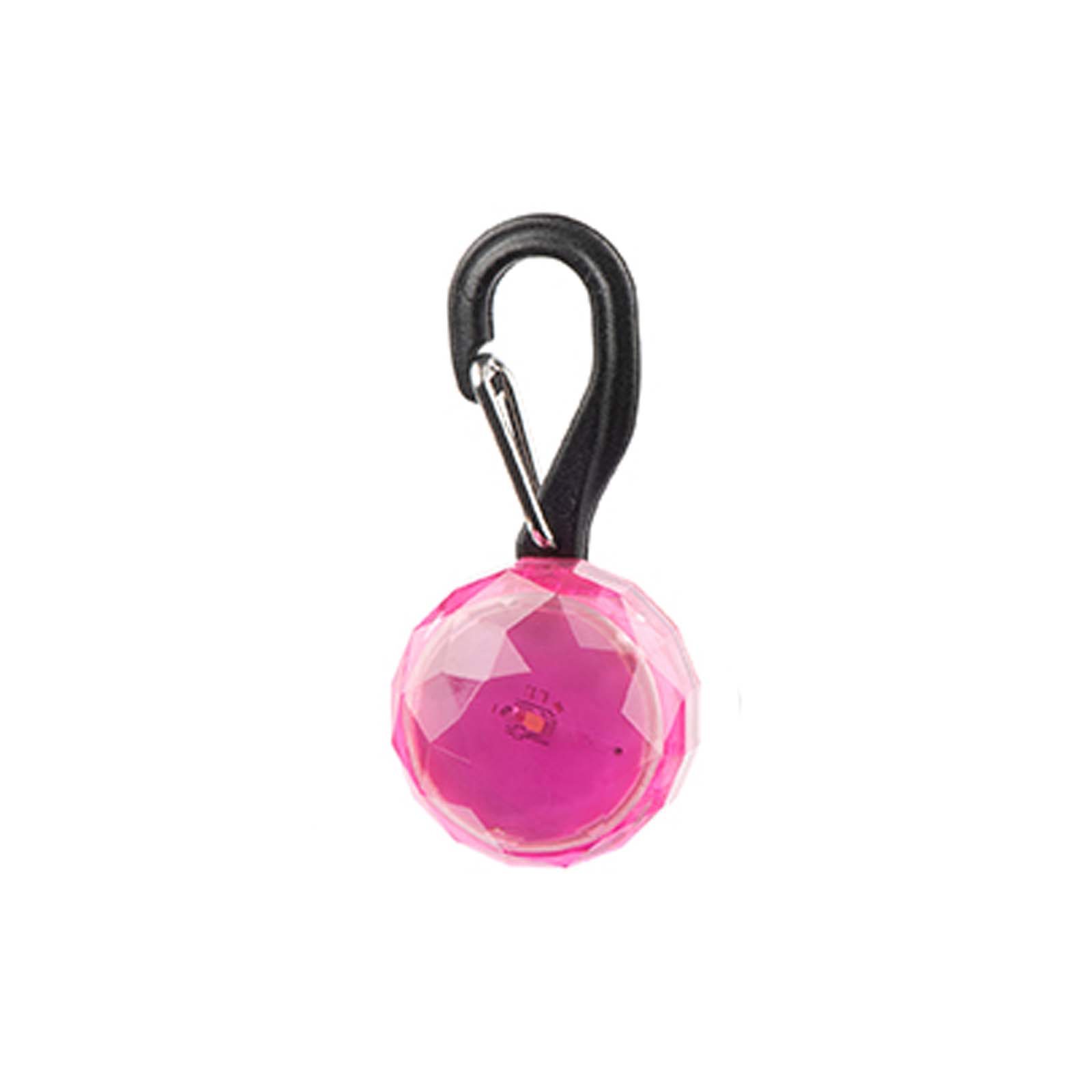 Dije con Luz Led Nite Ize color Rosa para Collar de Mascota