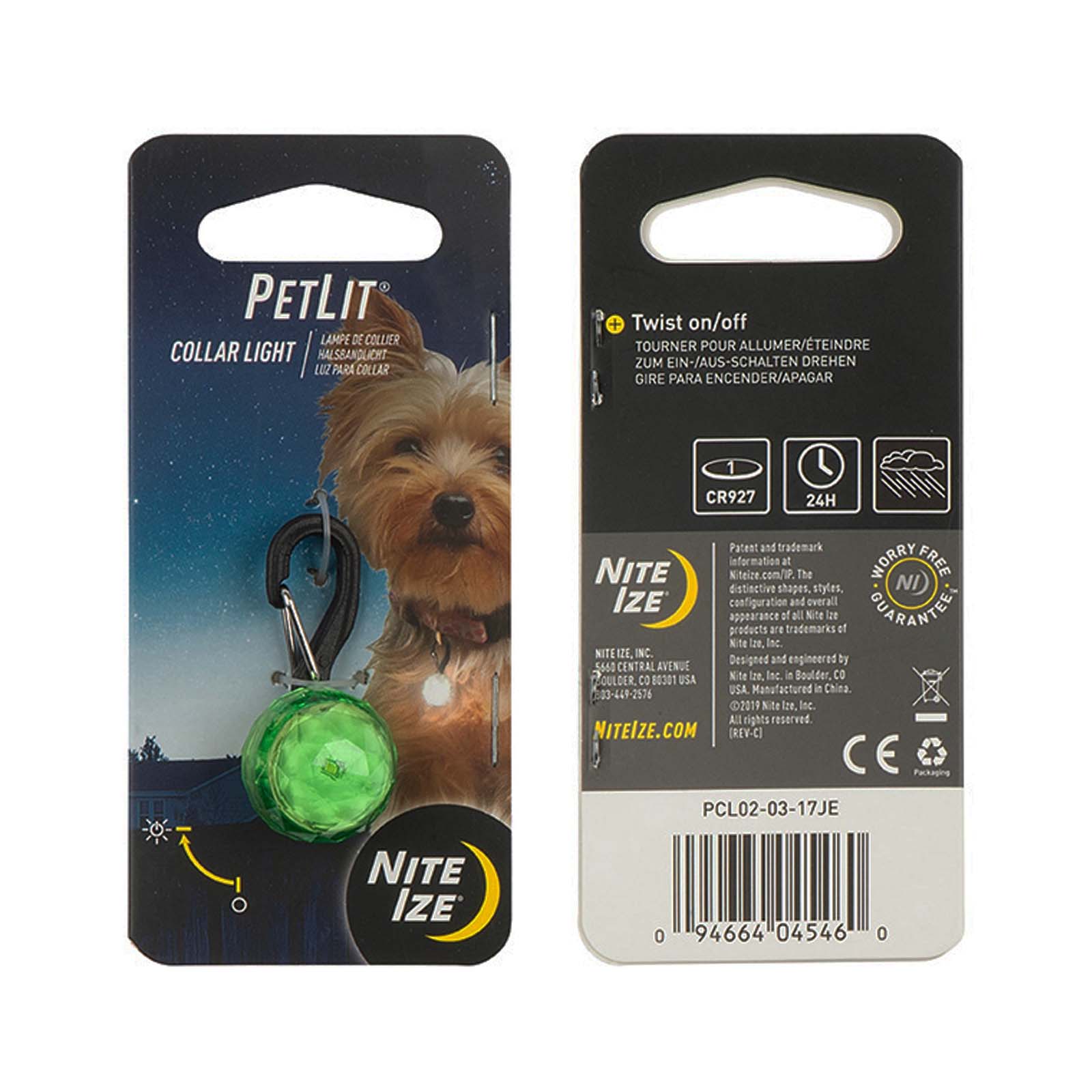 Foto 4 pulgar | Dije Colgante con Luz Led Nite Ize color Verde para Collar de Mascota