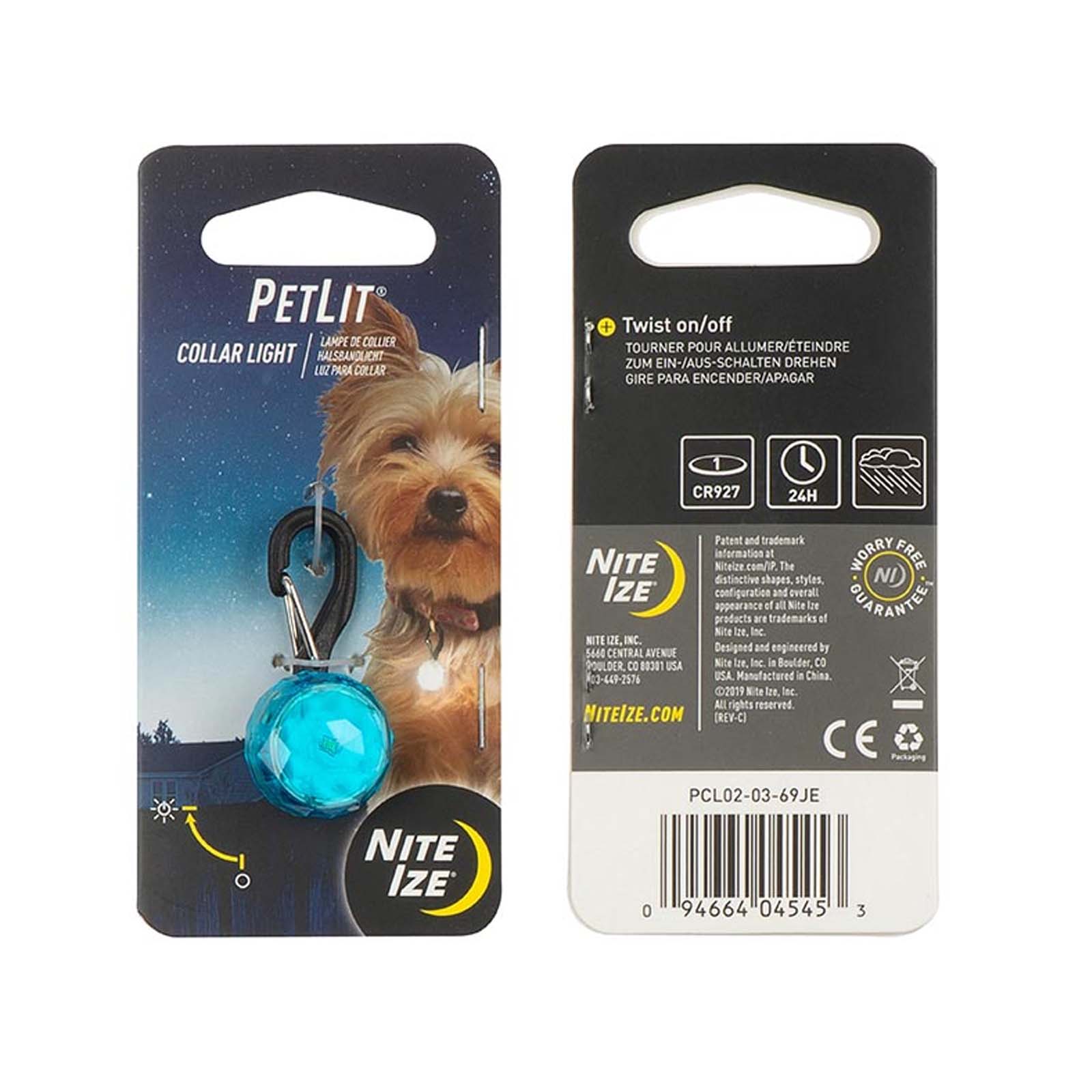 Foto 4 pulgar | Dije Colgante con Luz Led Nite Ize color Azul para Collar de Mascota