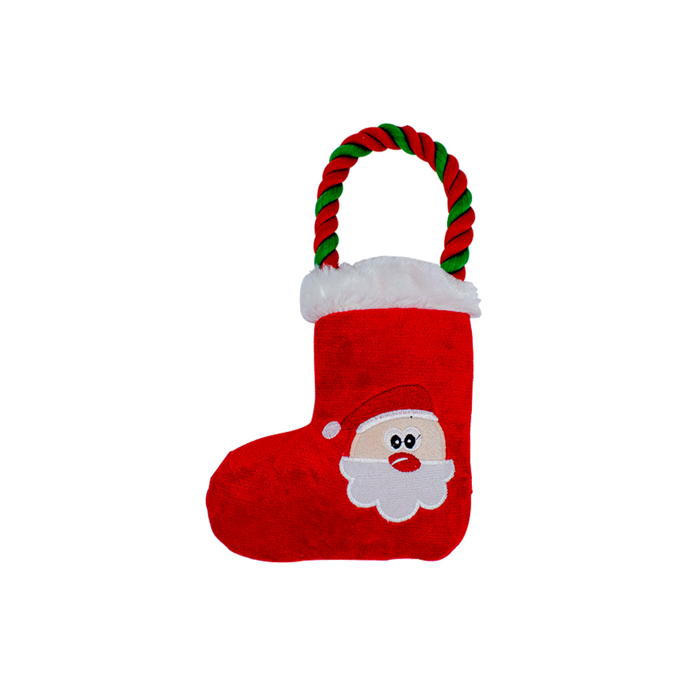 Foto 2 pulgar | Juguete para Mascotas de Figuras Navideñas Multicolor de Tela Suave Relleno Delcron