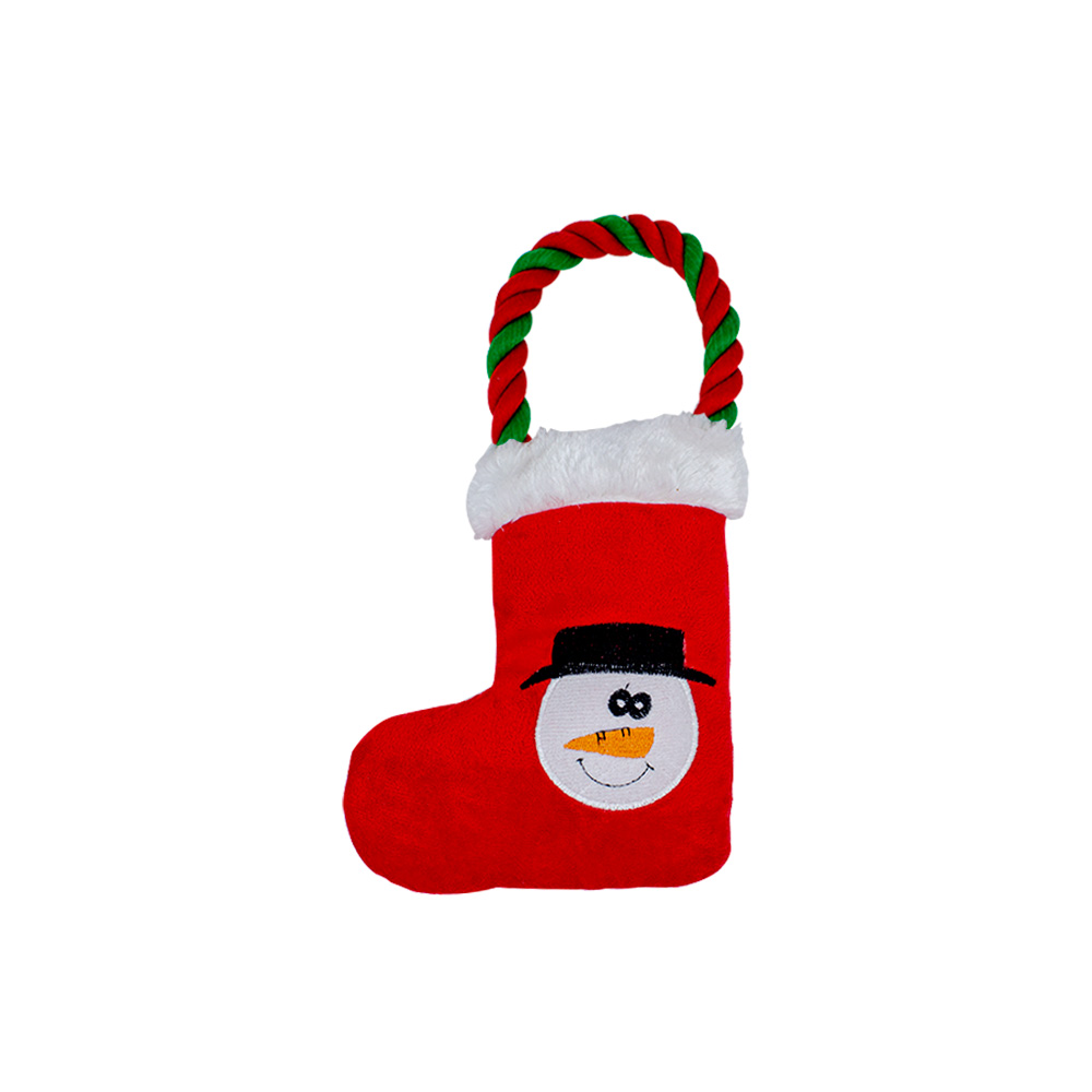 Foto 2 pulgar | Juguete para Mascotas de Figura Navideñas Multicolor de Tela Suave Relleno Delcron