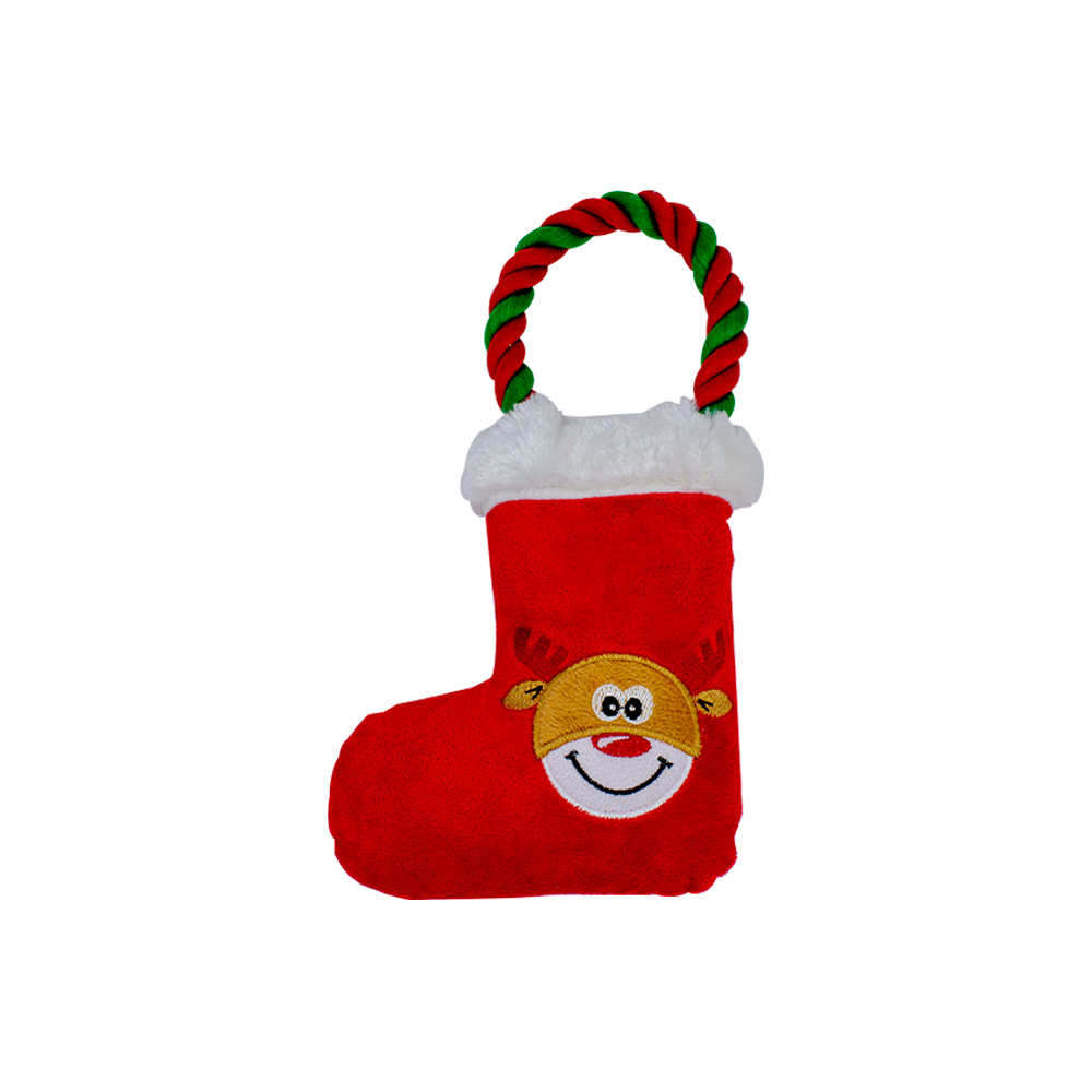 Foto 3 pulgar | Juguete para Mascotas de Navidad Multicolor Set 3 Piezas de Tela Suave con Relleno Delcron