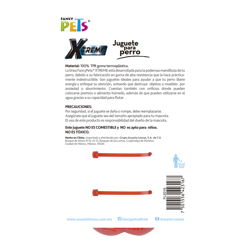 Foto 3 pulgar | Juguete Extreme Hueso Fancy Pets