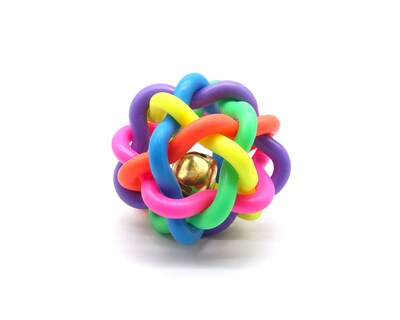 Foto 1 | Pelota con Cascabel Bajiopets Grande Multicolor