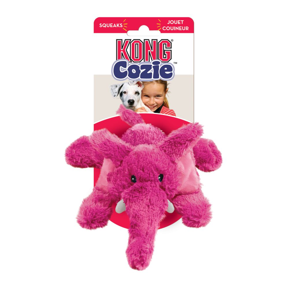 Foto 2 pulgar | Peluche Elefante Kong Cozie color Rosa