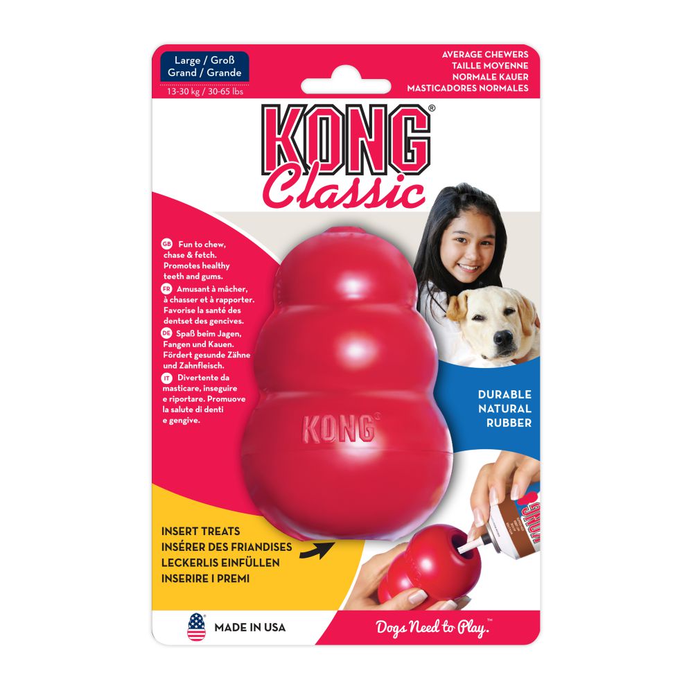 Juguete para Perro Kong color Rojo Clásico Grande