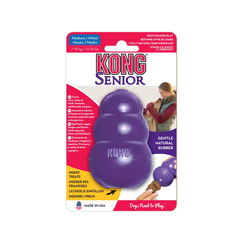 Juguete para Perro Kong Senior Mediano color Morado