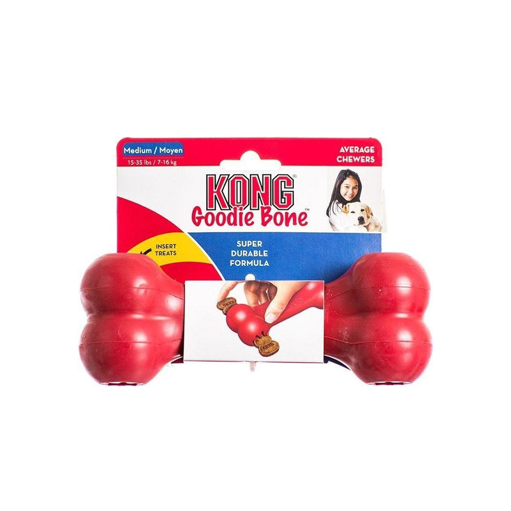 Juguete Hueso Kong Goodie Mediano color Rojo