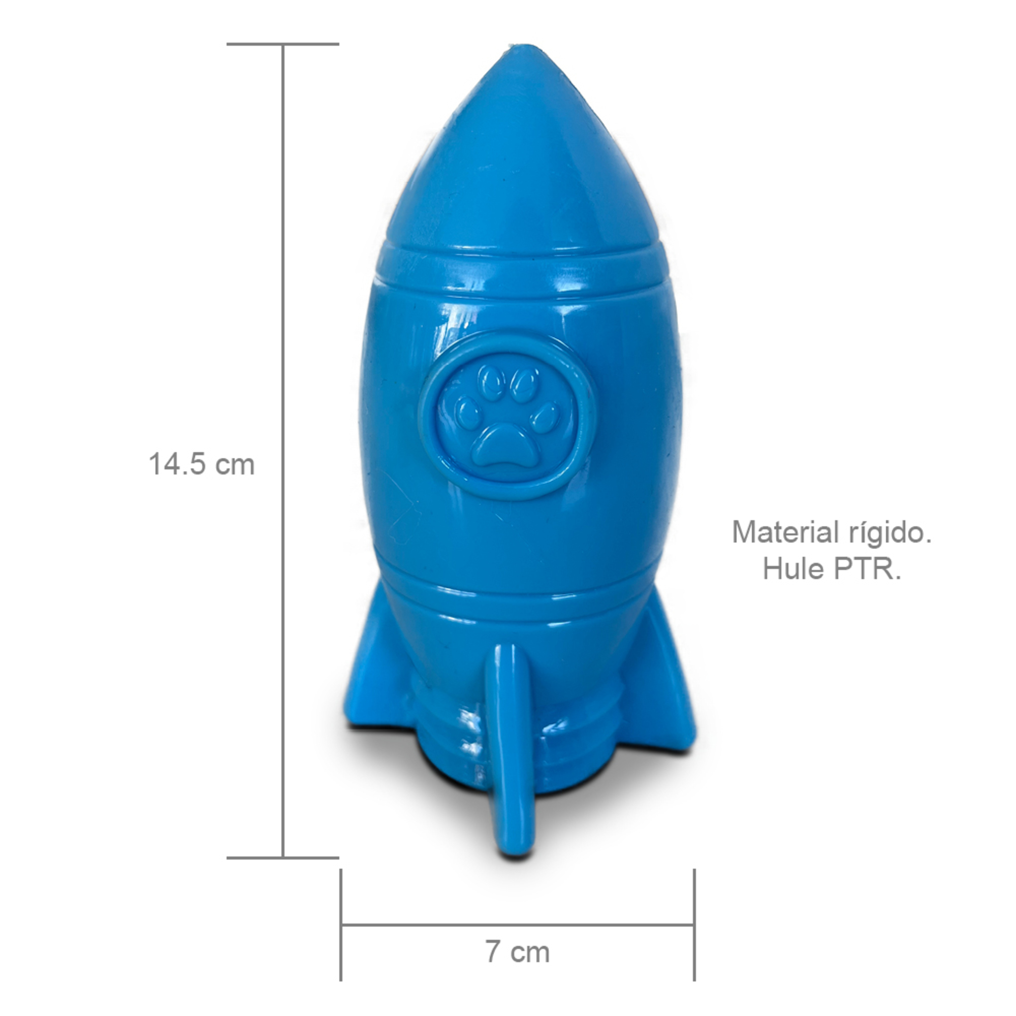 Foto 3 pulgar | Juguete para Perros de Hule Resistente color Azul