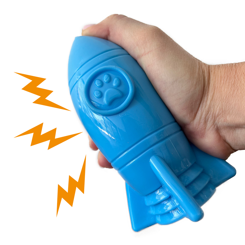 Foto 4 pulgar | Juguete para Perros de Hule Resistente color Azul