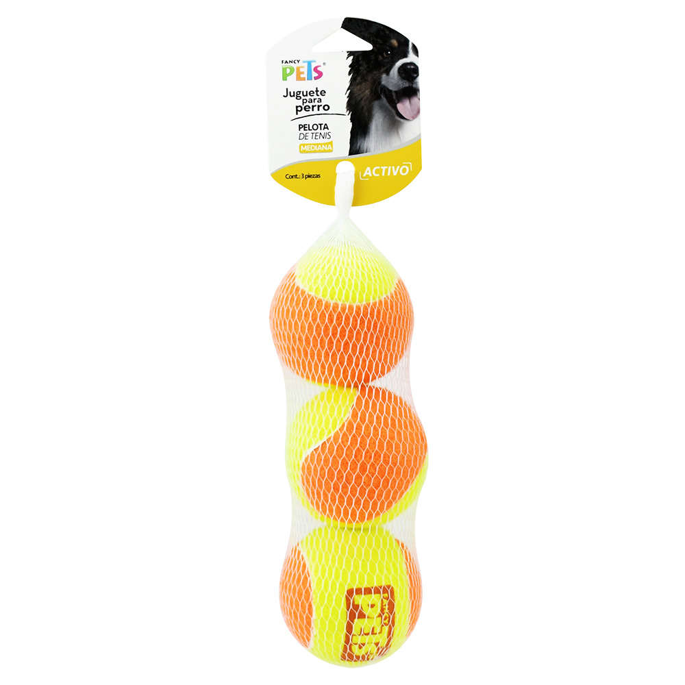 Foto 2 pulgar | Pelota de Tenis para Perro Fancy Pets FL7158 3 Piezas