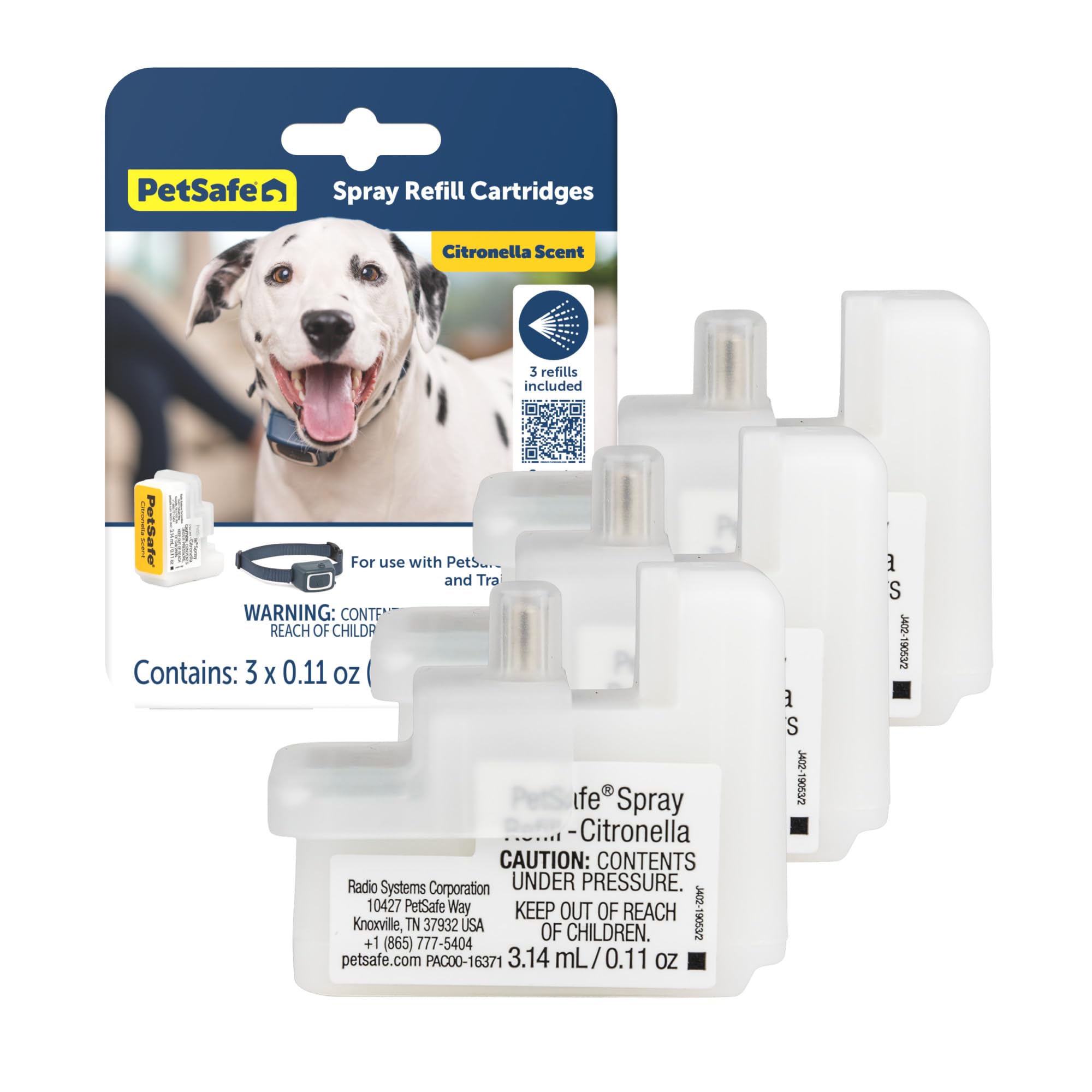 Foto 2 pulgar | Collar De Repuesto En Aerosol Petsafe Con Citronela Para Perros, Paquete De 3 - Venta Internacional.
