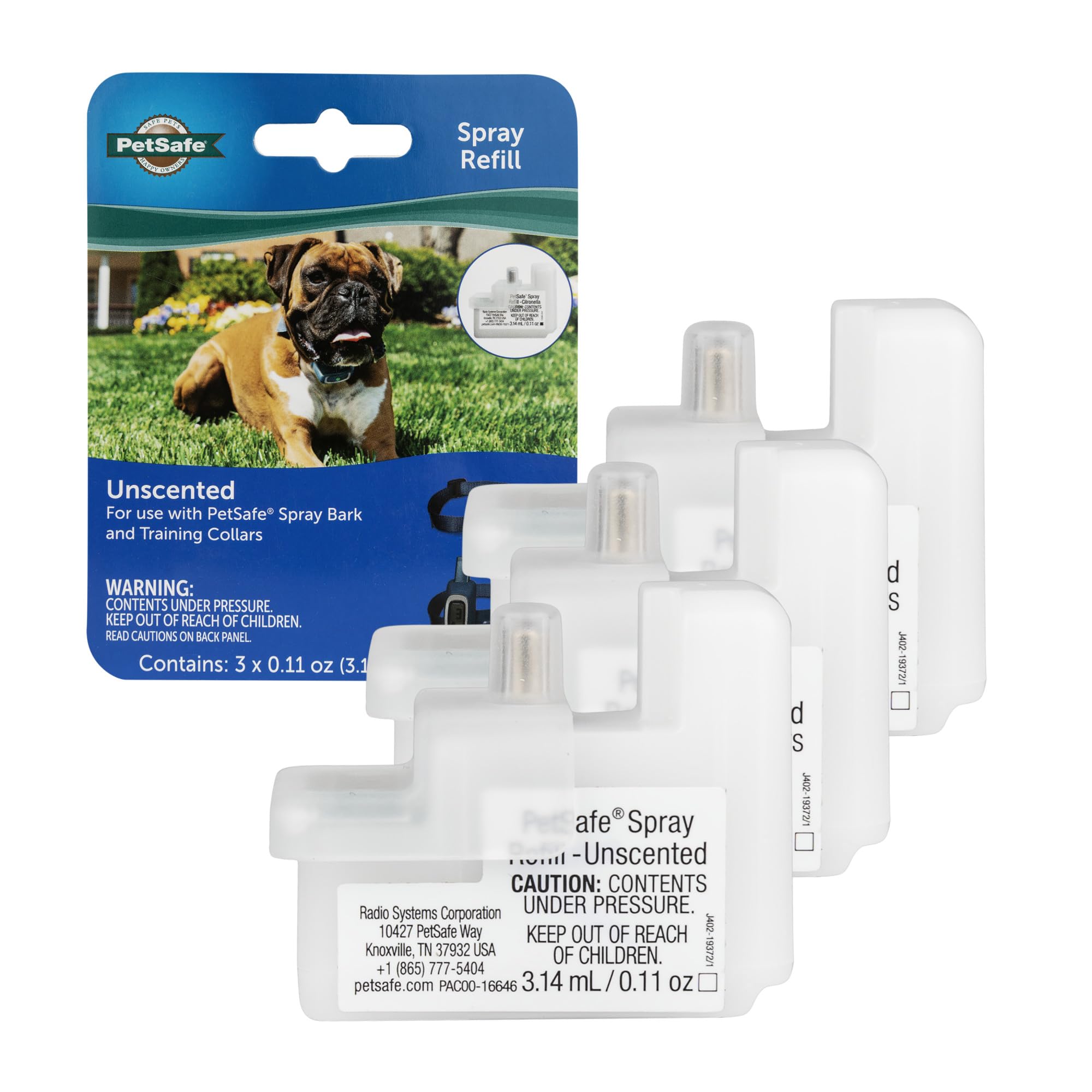 Recambio En Aerosol Petsafe, Sin Perfume, No Ensucia, Paquete De 3 Unidades Pac00-16646 - Venta Internacional.