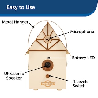 Foto 4 | Dispositivo De Control De Ladridos Petsafe Outdoor Ultrasonic Bird House - Venta Internacional.