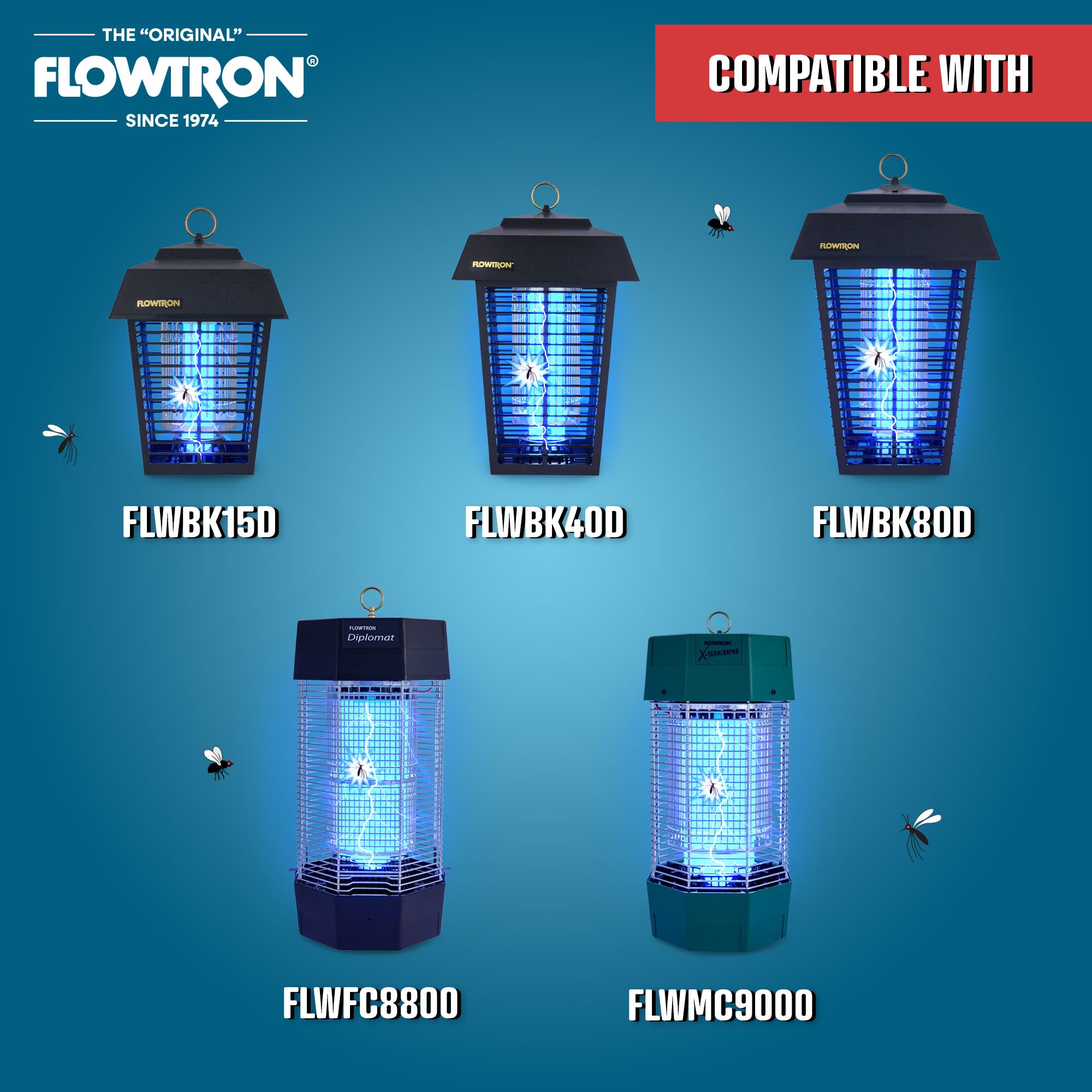 Foto 5 pulgar | Soporte De Pared Flowtron Sb-300 Security Para Eliminadores De Insectos - Venta Internacional.
