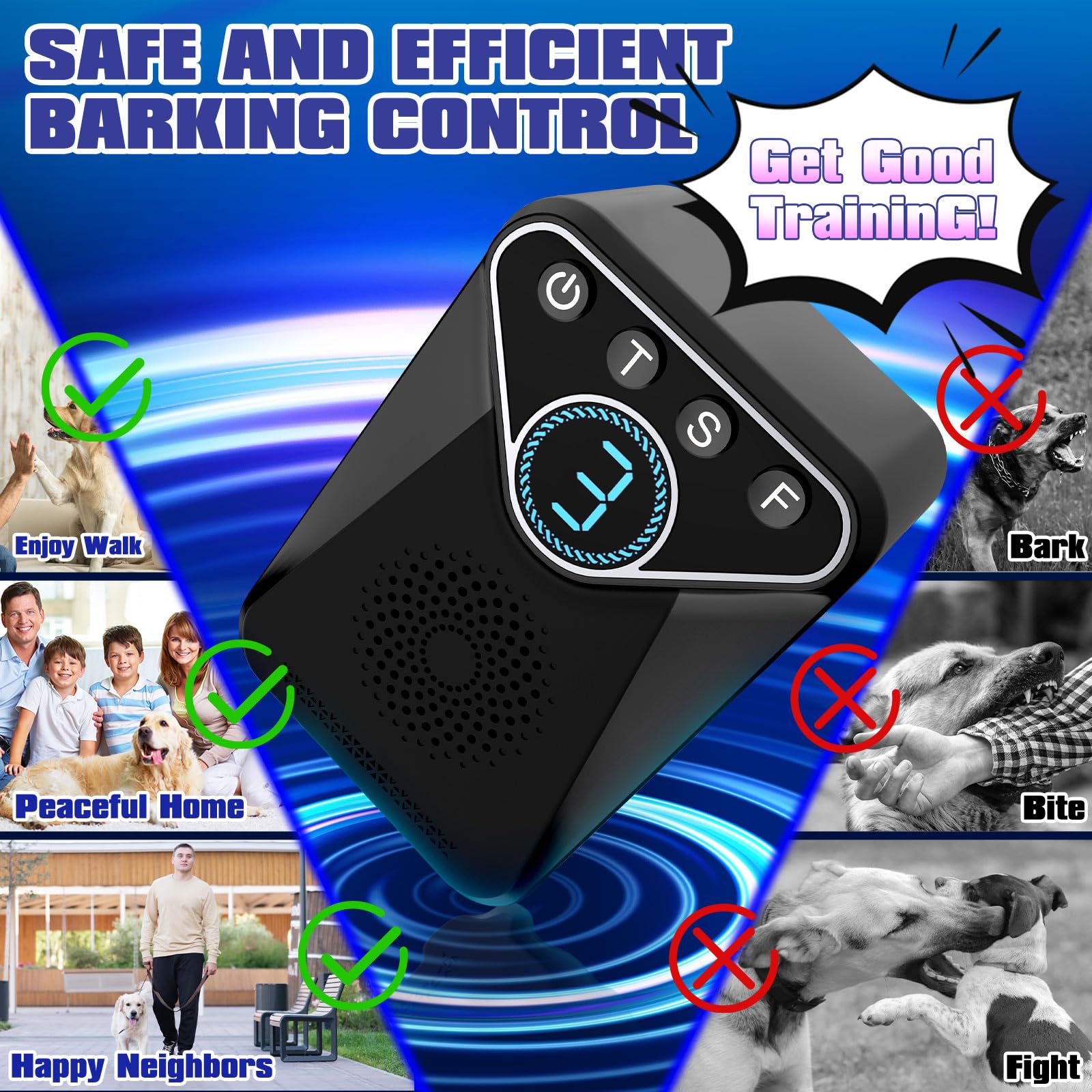 Foto 5 pulgar | Dispositivo Antiladridos Hallmark, 1500 Mah, Recargable, 50 M De Alcance - Venta Internacional.