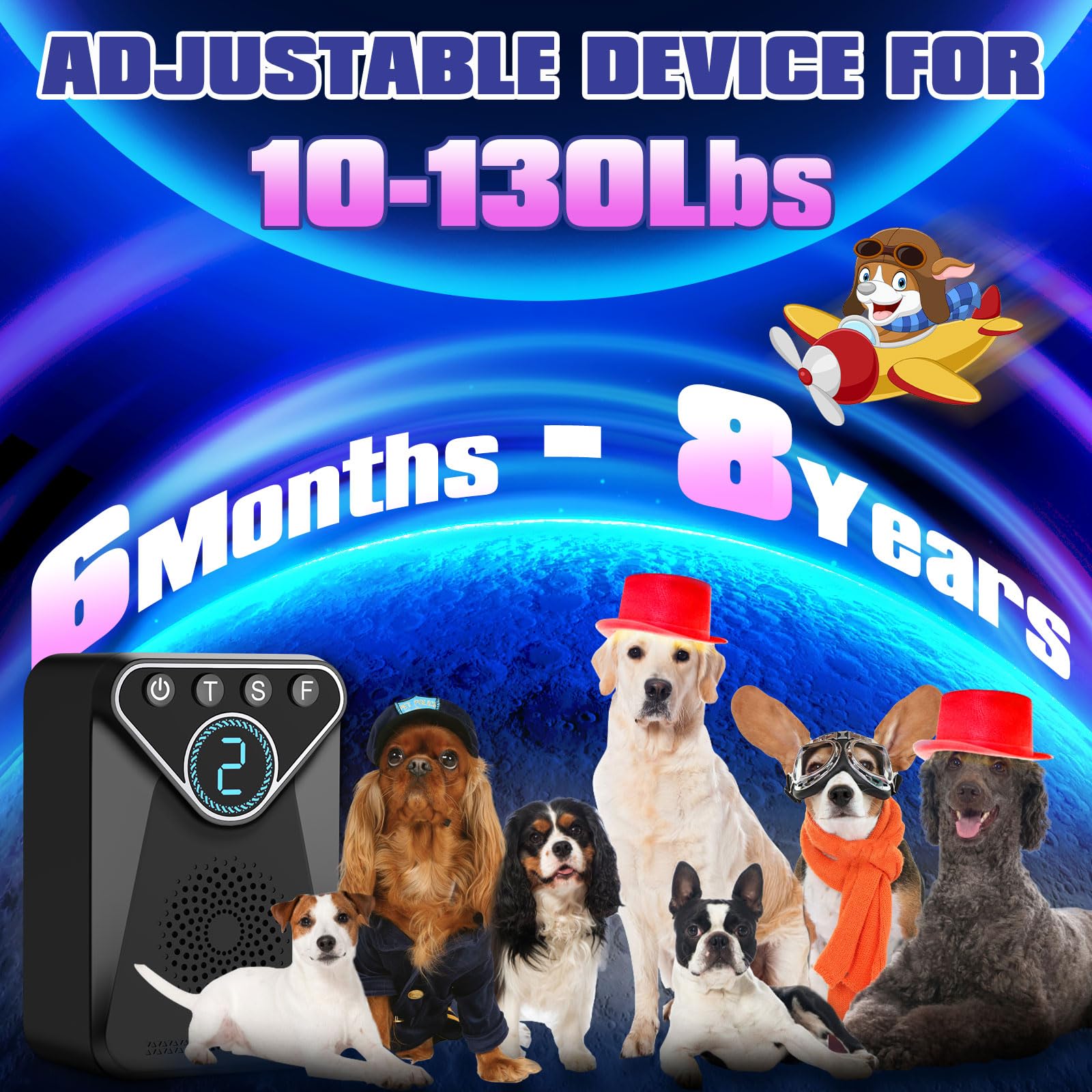 Foto 7 | Dispositivo Antiladridos Hallmark, 1500 Mah, Recargable, 50 M De Alcance - Venta Internacional.