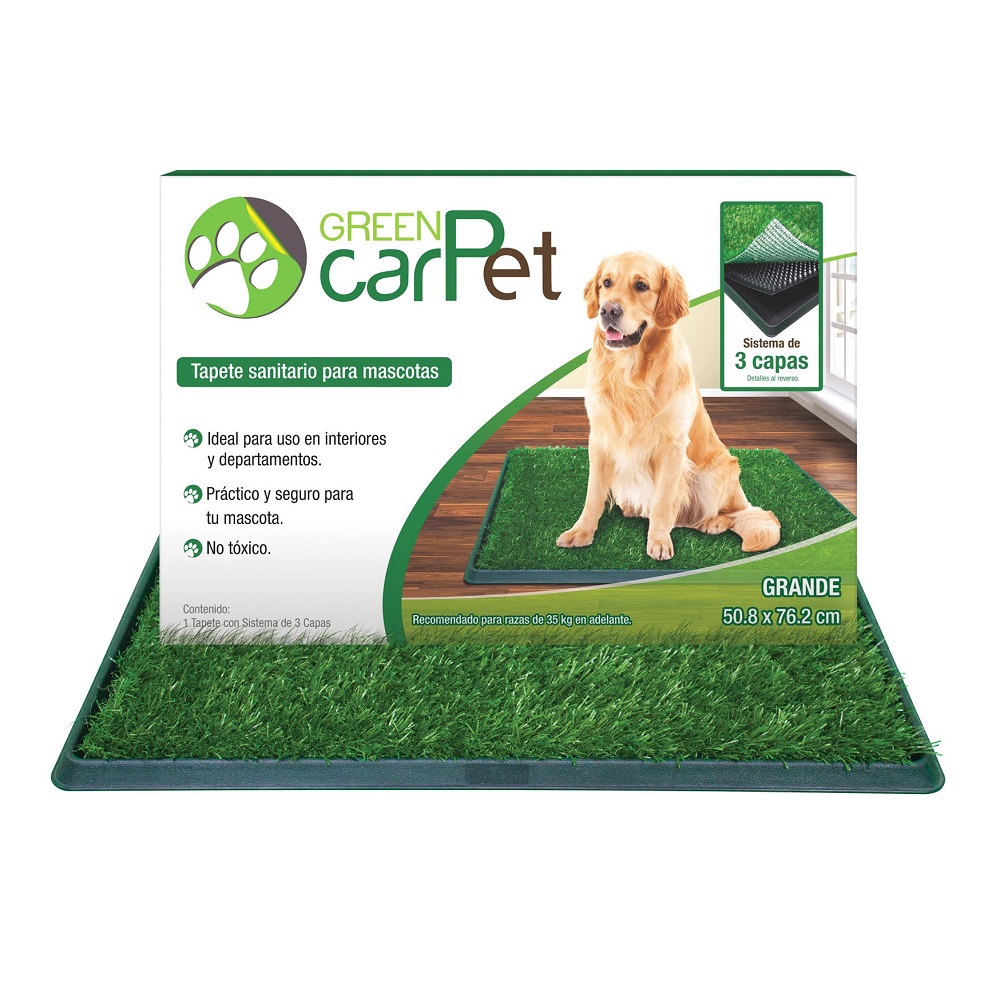 Foto 2 pulgar | Tapete Sanitario Green Carpet para Perro Grande