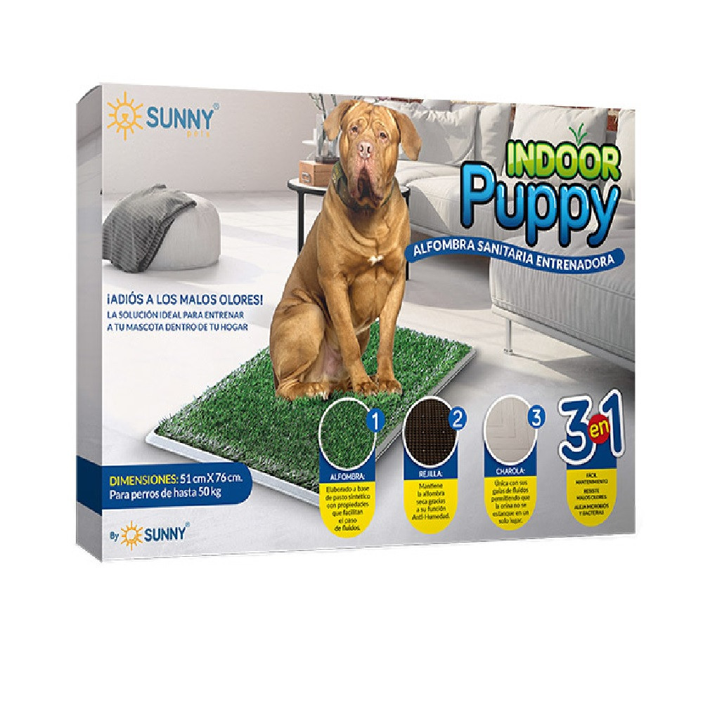 Foto 3 pulgar | Tapete Sanitario Perro Indoor Puppy Grande Portátil Sunny color Verde