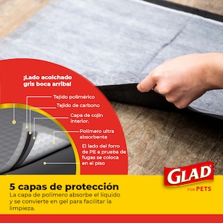 Foto 5 | Tapete Entrenador para Perro Glad 5 Capas a Prueba de Fuga 14 piezas